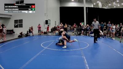 88 lbs Round 3 (4 Team) - Lincoln Sparks, PA East Lightning vs Jax McDonnell, Triumph Trained