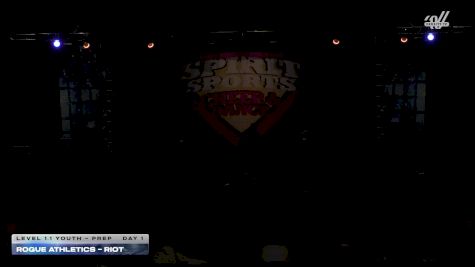 Rogue Athletics - Riot [2025 L1.1 Youth - PREP Day 1] 2025 Spirit Sports Worcester Nationals