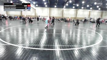 126 lbs Consi Of 8 #2 - Jaxson Madgey, Youth Impact Center Wrestling Club vs William Harvey, SONS OF THUNDER