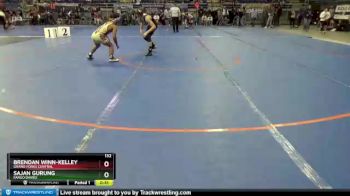 132 lbs Cons. Round 1 - Sajan Gurung, Fargo Davies vs Brendan Winn-Kelley, Grand Forks Central