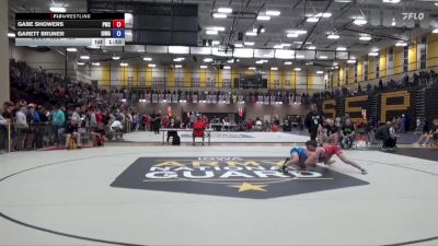 126 lbs Champ. Round 1 - Gabe Showers, Powerhouse Wrestling Club vs Garett Bruner, Iowa