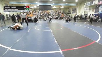 144 lbs Semifinal - Lucas Hernandez, Santiago Corona vs Jeremy Valdez, Servite