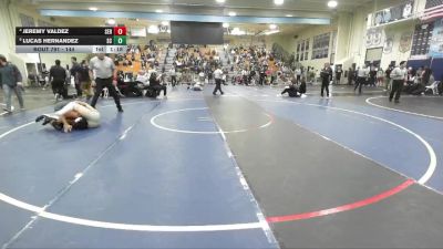 144 lbs Semifinal - Lucas Hernandez, Santiago Corona vs Jeremy Valdez, Servite