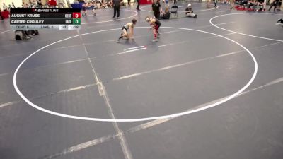 Elementary - 76 lbs Carter Crouley, Lakeville vs August Kruse, Centennial