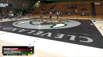174 lbs Ronald Dimmerling, Cleveland State vs Ricardo Salinas, Northern Illinois
