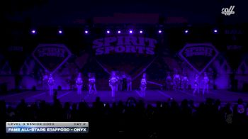 FAME All-Stars Stafford - Onyx [2026 L3 Senior Coed Day 2] 2026 Spirit Sports Myrtle Beach Nationals