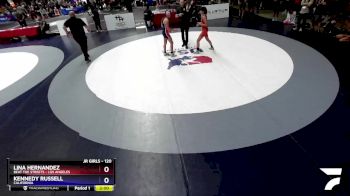 120 lbs Round 1 - Lina Hernandez, Beat The Streets - Los Angeles vs Kennedy Russell, California