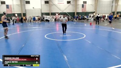 197 lbs Quarterfinal - Marco Reyes, Mary vs Darian Gillins, Cloud County Community College