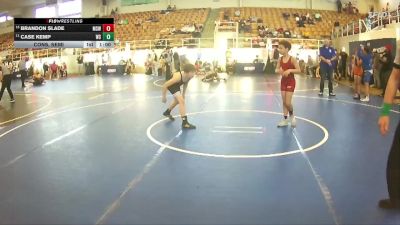 90 lbs Cons. Semi - Case Kemp, Massillon-Perry vs Brandon Slade, Monster Squad Wrestling