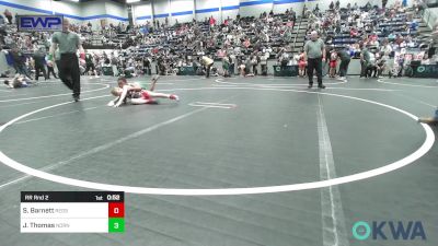 70 lbs Rr Rnd 2 - Sawyer Barnett, Redskins Wrestling Club vs Jameson Thomas, Norman North