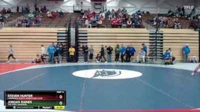 132 lbs Cons. Round 3 - Jordan Raines, The Fort Hammers vs Steven Hunter, Lawrence North Wrestling Club