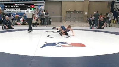67 lbs Semis - Elias Andronic, Rochelle Wrestling Club vs Broderick Tittle, Cleveland Wildcat Youth Wrestling Club