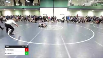 95 lbs Semifinal - Lincoln Robideau, MN vs Kayden Hanlon, NV