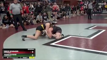 170 lbs Semifinal - Reece Schrader, Bettendorf vs Madelyn Rose, North Scott