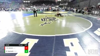 1A 215 lbs Champ. Round 1 - Angel Leyva, Wapato vs Rhett Duersch, Meridian