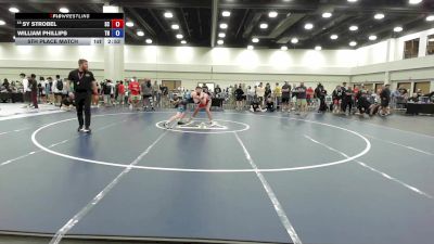 157 lbs 5th Place Match - Sy Strobel, SC vs William Phillips, TN