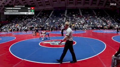 1A-126 lbs Quarterfinal - Laudon Ethridge, Social Circle vs Landon Poole, Fannin County HS