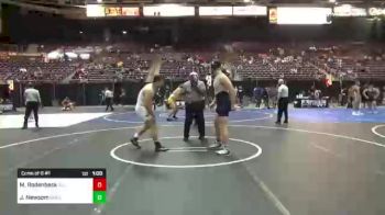 182 lbs Consi Of 8 #1 - Marshall Rodenbeck, All-Phase vs Joshua Newsom, Shed Wrestling