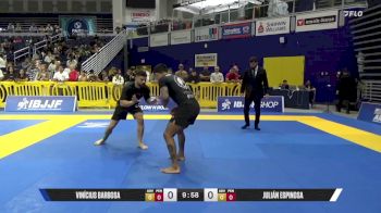 Julián Espinosa vs Vinícius Barbosa 2025 Pan IBJJF Jiu-Jitsu No-Gi Championship