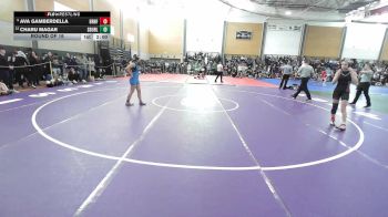 120 lbs Round Of 16 - Ava Gamberdella, Branford vs Charu Magar, South Burlington