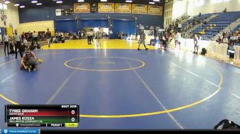 132 Blue Quarterfinal - Tyree Graham, South Dade vs James Kosza, Wellington Community Hs