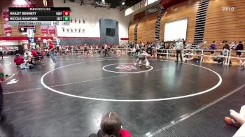 135 lbs Cons. Round 2 - Nicole Sanford, Cheyenne East vs Hailey Bennett, Rock Springs