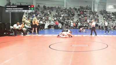 160 lbs Quarterfinal - Cole Sackett, MO vs Thomas Schechterly, PA