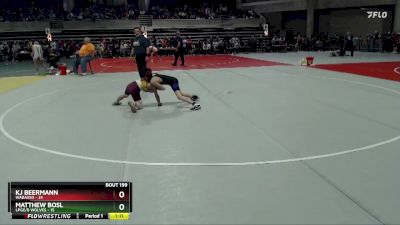 85 lbs Quarterfinal - Matthew Bosl, LPGE/B Wolves vs Kj Beermann, Wabasso