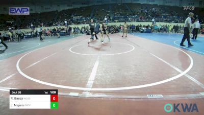 102 lbs Semifinal - Reyna Baeza, Woodward Youth Wrestling vs Jadyn Majors, Grove Takedown Club