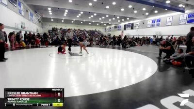 82-87 lbs Round 2 - Trinity Rouse, 951 Wrestling Club vs Preslee Grantham, Lion Of Judah Wrestling Academ