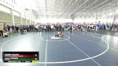 144 lbs Cons. Round 1 - Corbin Wilson, American Leadership Academy vs Vans Sterner, Riverton