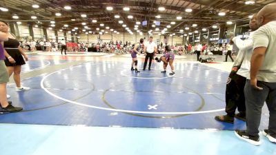 152 lbs Rr Rnd 1 - Miranda Lencrerot, MF Angels - HSG vs Roslyn Snyder, Buffalo Valley Purple - HSG