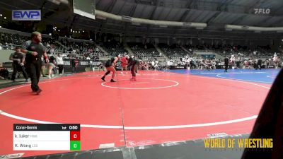 135 lbs Consolation - Kelice Luker, HURRICANE WRESTLING ACADEMY vs Kasia Wong, Legends Of Gold