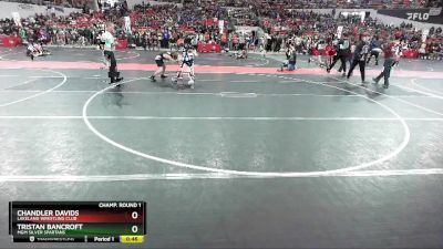 97 lbs Champ. Round 1 - Chandler Davids, Lakeland Wrestling Club vs Tristan Bancroft, MGM Silver Spartans