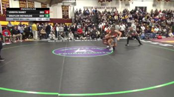 144 lbs Quarterfinal - Jordyn Raney, Union County vs Braylon Reynolds, Brownsburg