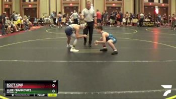 107 lbs Round 2 (6 Team) - Luke Frankovitz, M2TCNJ vs Scott Cole, Revival Gray