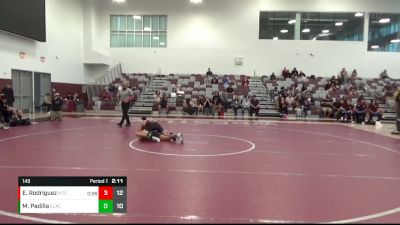 149 lbs Round 2 (6 Team) - Efrain Rodriguez, Mt. SAC White vs Michael Padilla, East Los Angles College