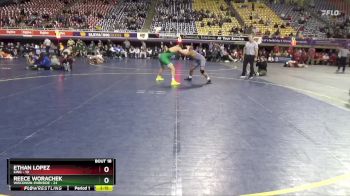 184 lbs 2nd Wrestleback (16 Team) - Reece Worachek, Wisconsin-Parkside vs Ethan Lopez, King