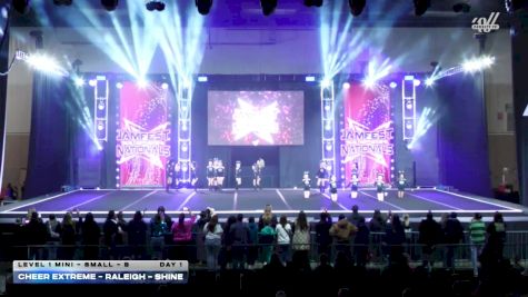 Cheer Extreme - Raleigh - Shine [2026 L1 Mini - Small - B DAY 1] 2026 JAMfest Cheer Super Nationals