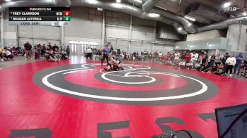 157 lbs Cons. Semi - Trey Clarkson, Montrose vs Reagan Luttrell, Cleveland