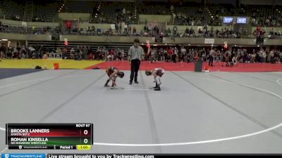 55 lbs Semifinal - Roman Kinsella, No Nonsense Wrestling vs Brooks Lanners, Dakota Boyz