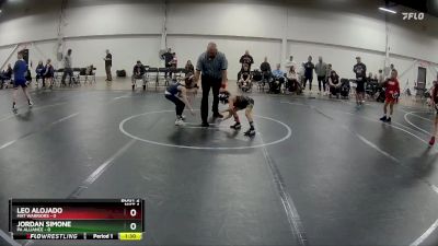 48 lbs Semis (4 Team) - Jordan Simone, PA Alliance vs Leo Alojado, Mat Warriors