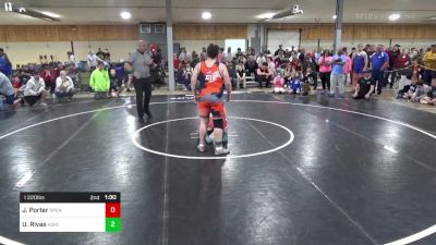 I 220 lbs Semifinal - Jaxson Porter, Spencer vs Urijah Rivas, Ashley