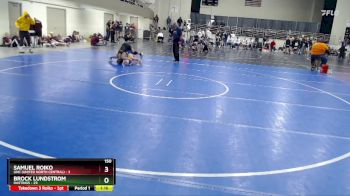 150 lbs Finals (8 Team) - Samuel Roiko, UNC (United North Central) vs Brock Lundstrom, Hastings