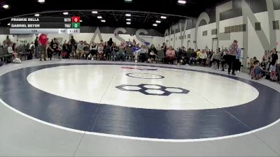 129 lbs Semis & 1st Wrestleback (8 Team) - Gabriel Beyer, Team Nazar Training Center vs Frankie Rella, Ruthless Wrestling Club