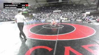 Boys 2A 138 lbs 1st Place Match - Alan Salguero Jr, Orting vs Gavin Carnahan, Deer Park