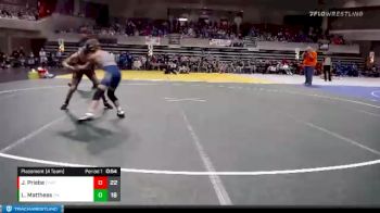 84 lbs Placement (4 Team) - Jameson Priebe, Chatfield vs Levi Matthees, Zumbrota-Mazeppa