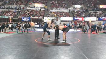 A - 215 lbs Quarterfinal - Manny Oldchief, Browning vs Michael Aakre, East Helena