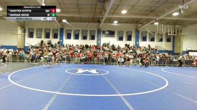 165 lbs Semifinal - Sawyer Ayotte, Shepherd Hill vs Nathan Hicks, Bristol-Plymouth