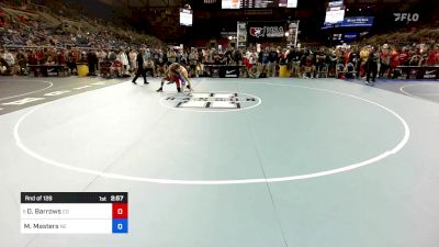 144 lbs Rnd Of 128 - Derek Barrows, CO vs Mason Masters, NE